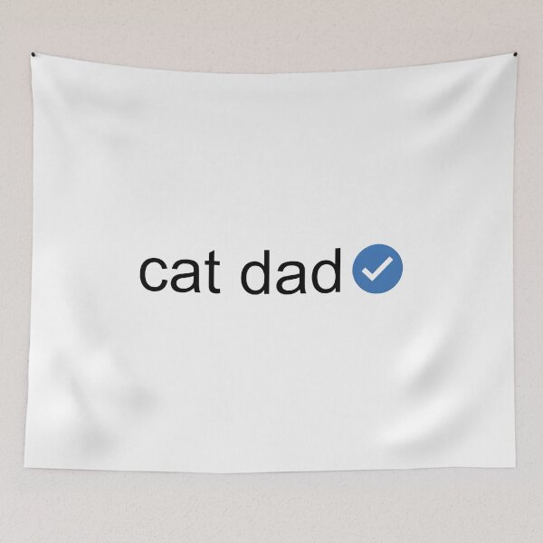 Item preview, Cat Dad Verified Checkmark designed and sold by Dmo3HarkoArt.