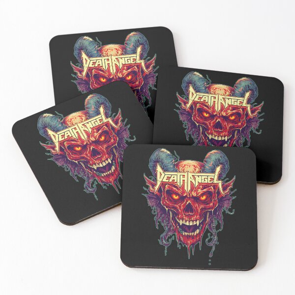 Item preview, Death Angel Divine Defector Red Demon Skull Thrash Metal designed and sold by Generous1961.