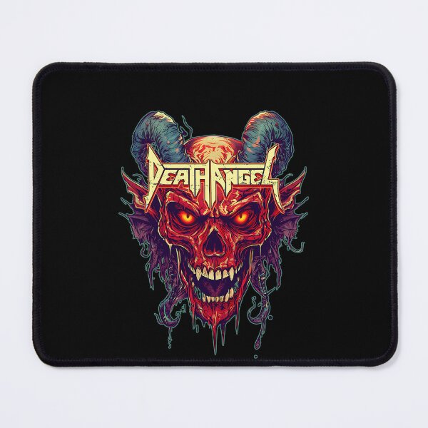 Item preview, Death Angel Divine Defector Red Demon Skull Thrash Metal designed and sold by Generous1961.