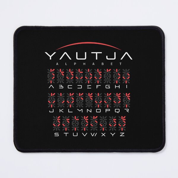 Item preview, Yautja Alphabet - Predator Symbols designed and sold by AnAzArt.