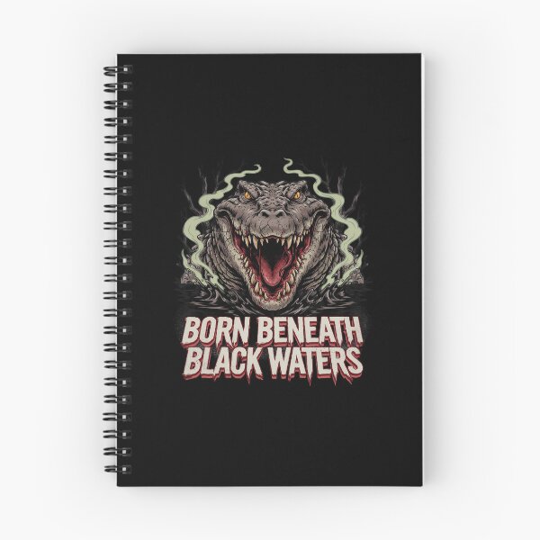 Item preview, Born Beneath Black Waters Crocodile Swamp Graphic designed and sold by Enea Kelo.