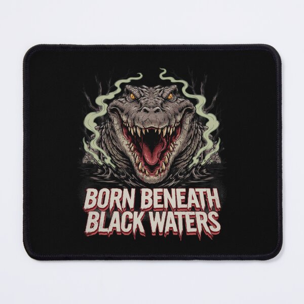 Item preview, Born Beneath Black Waters Crocodile Swamp Graphic designed and sold by Enea Kelo.