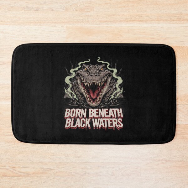 Item preview, Born Beneath Black Waters Crocodile Swamp Graphic designed and sold by Enea Kelo.