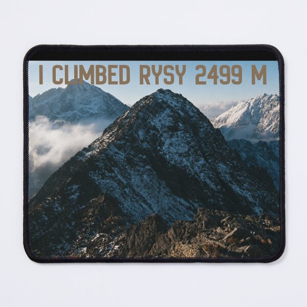 Item preview, I Climbed Rysy  designed and sold by DRABaBdesign.