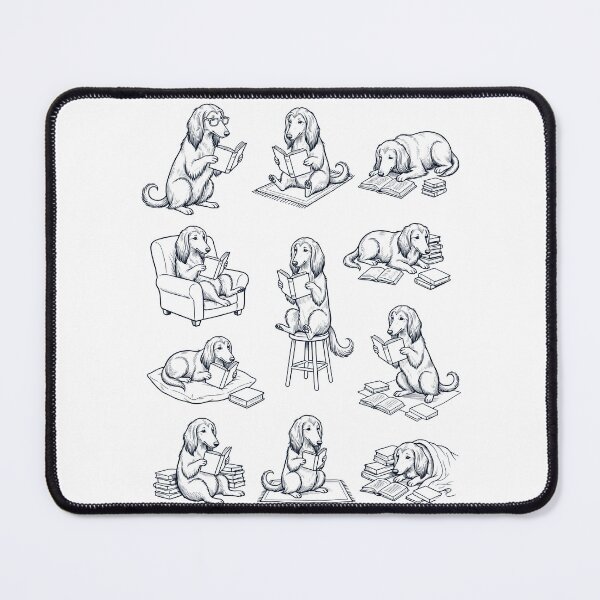 Item preview, Vintage Afghan Hound Book Reader Reading Dog Lover designed and sold by dian-rody-crest.