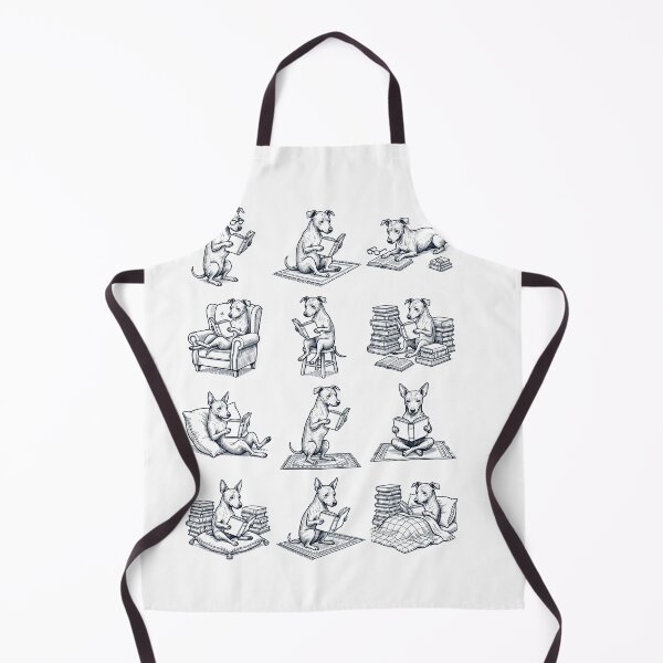 Item preview, Vintage American Hairless Terrier Book Reader Reading Dog Lover designed and sold by dian-rody-crest.