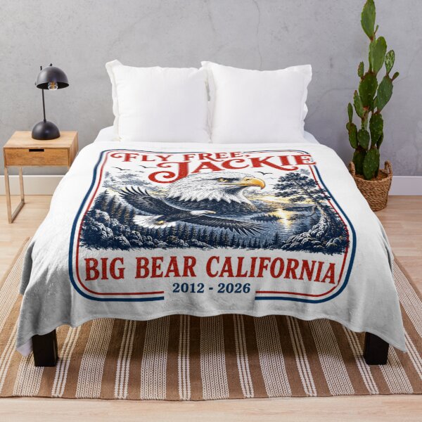 Item preview, Wild Eagle Big Bear Lake - Big Bear Mountain Eagle Memorial designed and sold by JimmyMR.