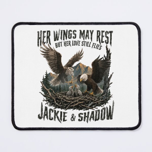 Item preview, Jackie & Shadow Bald Eagle Family designed and sold by perkmingStudio.