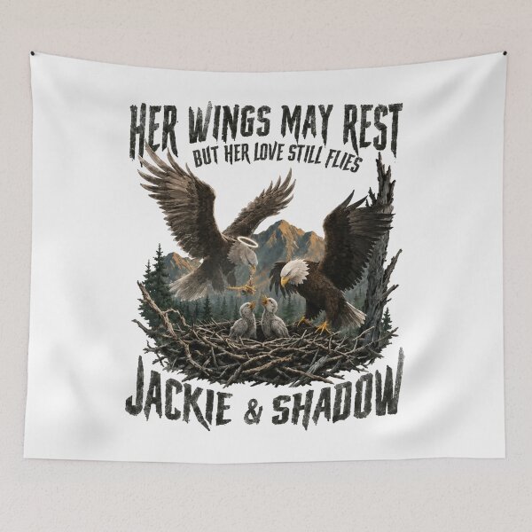 Item preview, Jackie & Shadow Bald Eagle Family designed and sold by perkmingStudio.