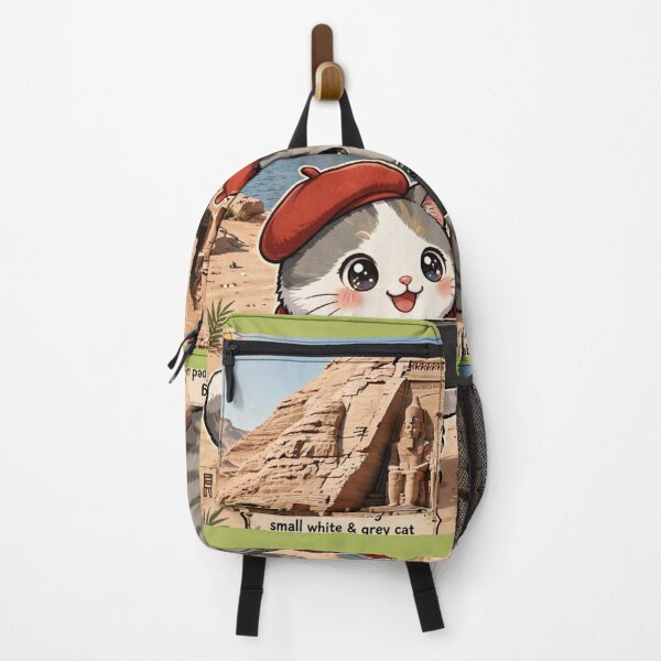 Item preview, Kawaii Cats Selfie at Abu Simbel Temple Egypt - Freda and Junior designed and sold by MAISON SYLVIE.