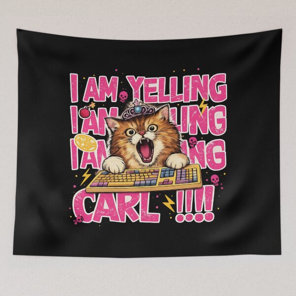 Item preview, Dungeon Crawler I Am Yelling, Carl!!! Screaming Donut designed and sold by cudmorescotten.