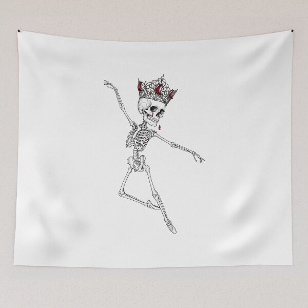 Item preview, Skeleton Ballerina – Dark Elegance and Skull Art designed and sold by OH-MY-GOTH.
