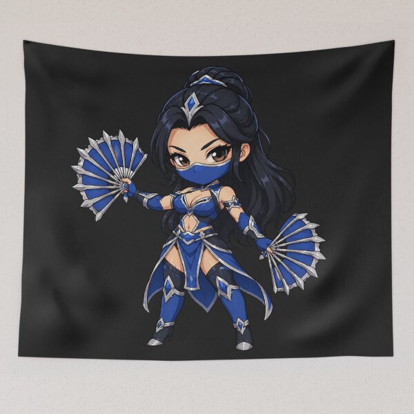 Item preview, Chibi Kitana Mortal Kombat | MK Fanart designed and sold by bapupa.