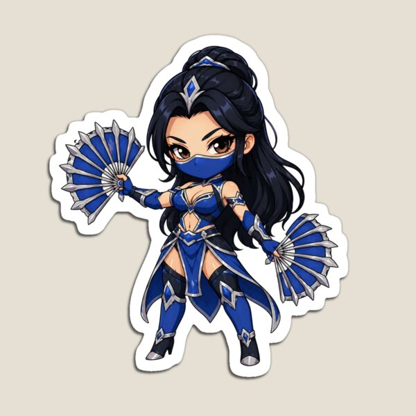 Item preview, Chibi Kitana Mortal Kombat | MK Fanart designed and sold by bapupa.