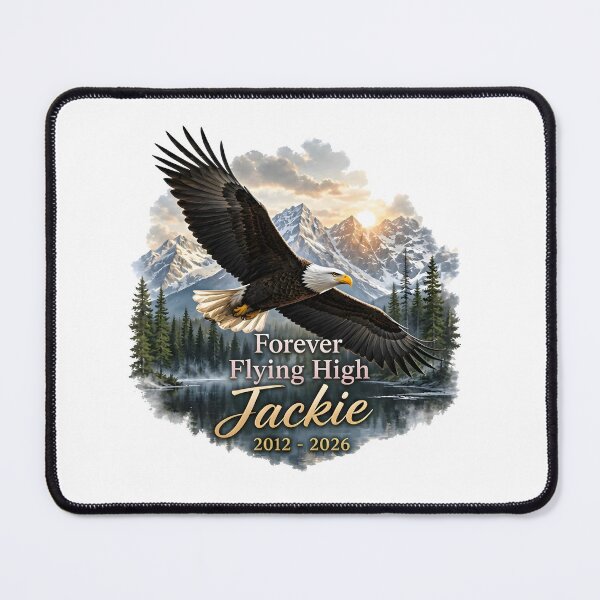 Item preview, Jackie Bald Eagle Memorial - Forever Flying High 2012 2026 designed and sold by regina-society.
