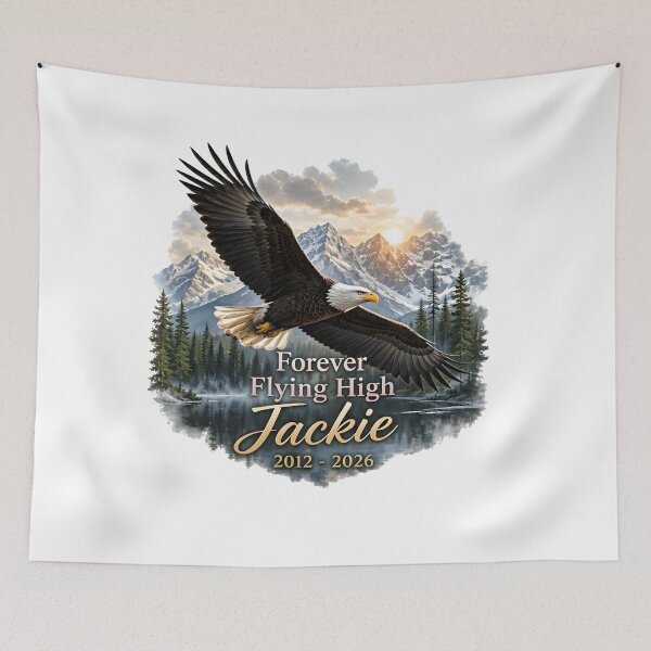 Item preview, Jackie Bald Eagle Memorial - Forever Flying High 2012 2026 designed and sold by regina-society.
