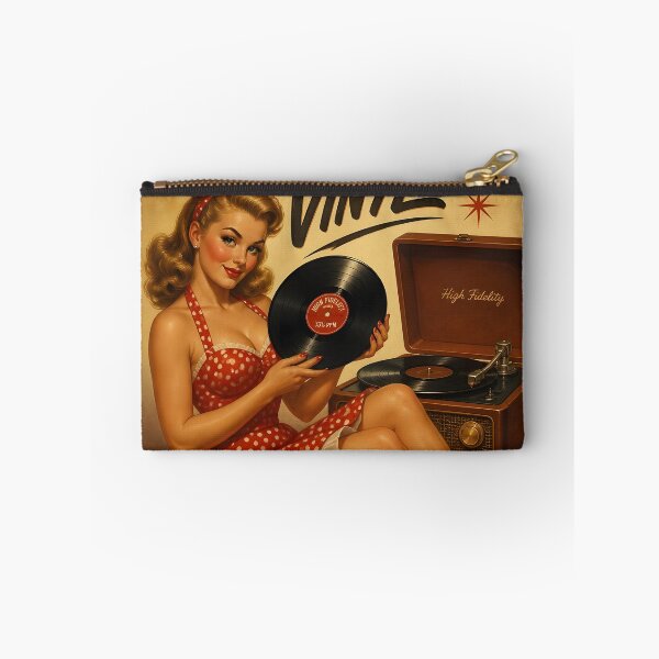 Item preview, High Fidelity Vinyl Record Player 33 RPM Pin-Up v2 designed and sold by ThirdShiftLab.