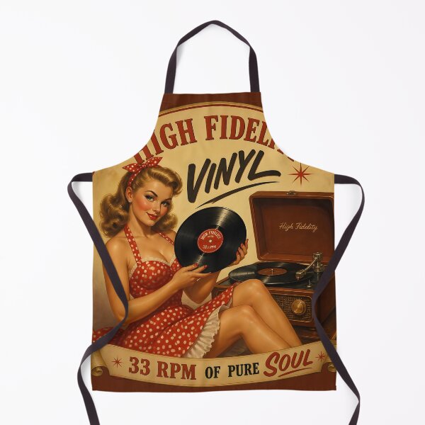 Item preview, High Fidelity Vinyl Record Player 33 RPM Pin-Up v2 designed and sold by ThirdShiftLab.
