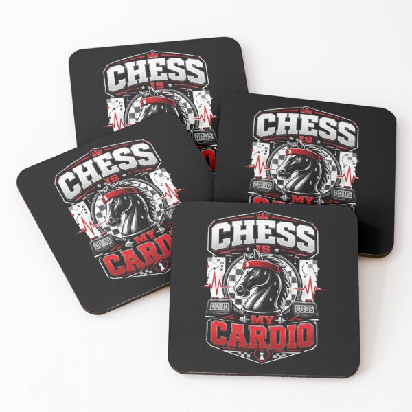 Item preview, Chess Is My Cardio Funny Chess Player designed and sold by KnightVibe.