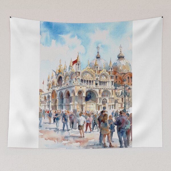Item preview, Piazza San Marco, Venice Crowds designed and sold by caracatita75.
