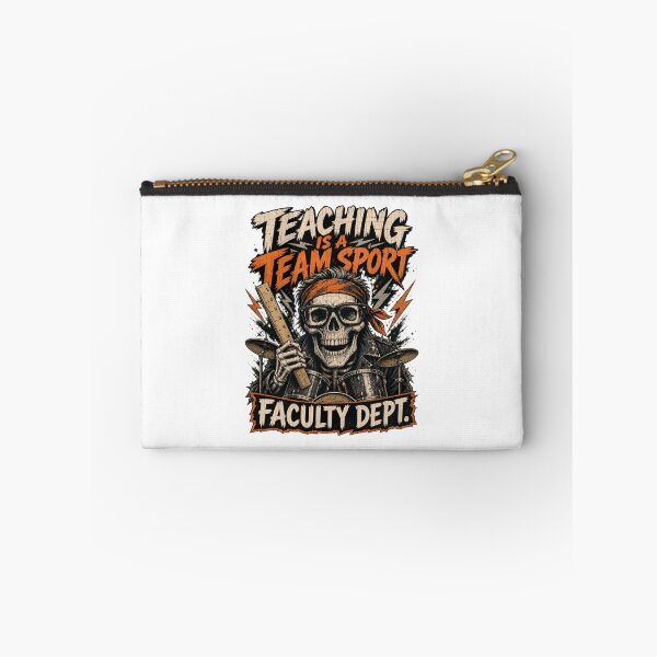 Item preview, Edgy Rock Skull Teaching Team Sport designed and sold by Kaikab007.
