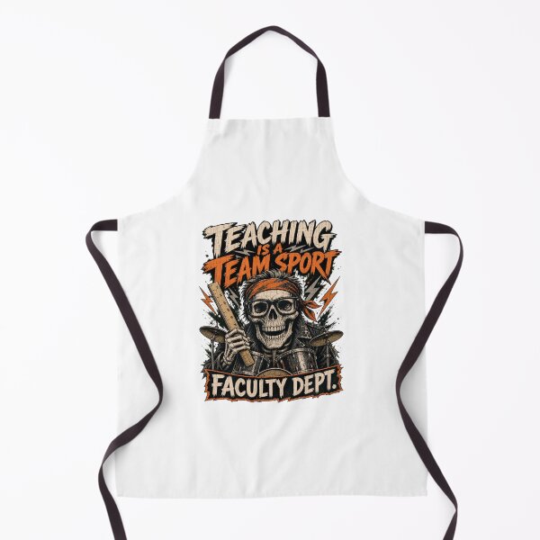 Item preview, Edgy Rock Skull Teaching Team Sport designed and sold by Kaikab007.