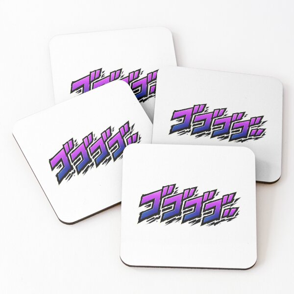 Item preview, Purple Menacing Japanese Onomatopoeia Anime Sticker designed and sold by gyp-tHsuvb.