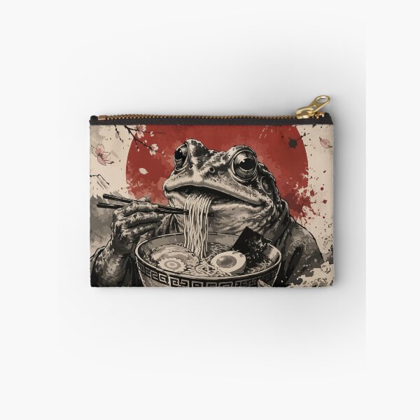 Item preview, Frog Ramen Sumie Japanese Vintage designed and sold by TomFrontierArt.