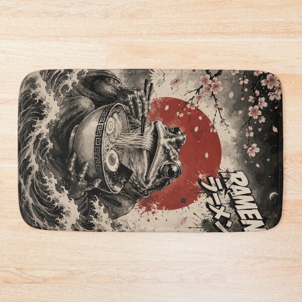Item preview, Frog Ramen Sumie Japanese Vintage designed and sold by TomFrontierArt.