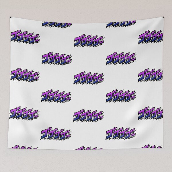 Item preview, Purple Menacing Japanese Onomatopoeia Anime Sticker designed and sold by gyp-tHsuvb.