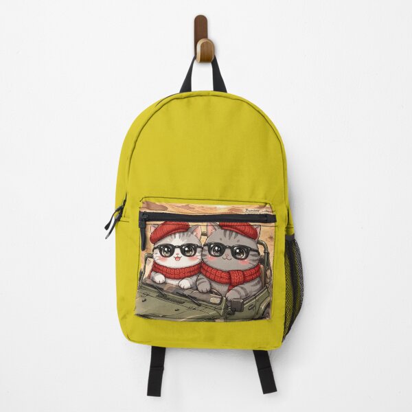 Item preview, Kawaii Cats Desert Safari Jeep Egypt - Freda and Junior Road Trip designed and sold by MAISON SYLVIE.