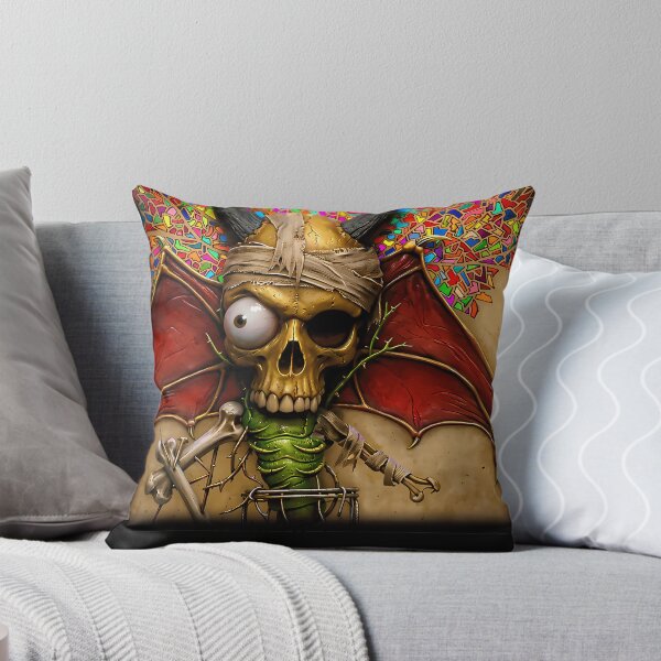 Item preview, Horny Winged Skull designed and sold by ChonkyWave.