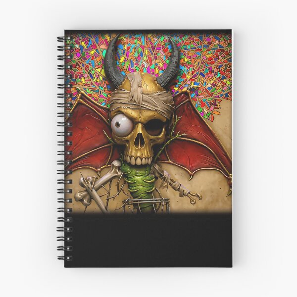 Item preview, Horny Winged Skull designed and sold by ChonkyWave.