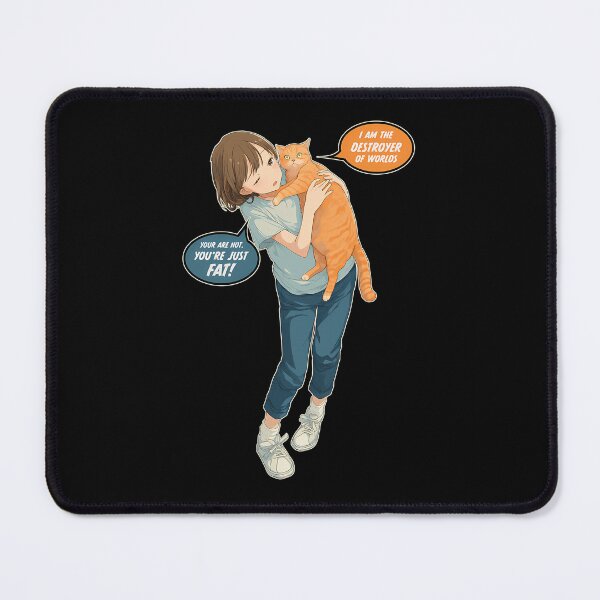 Item preview, Girl Holding Orange Cat Speech designed and sold by TiaTorp.