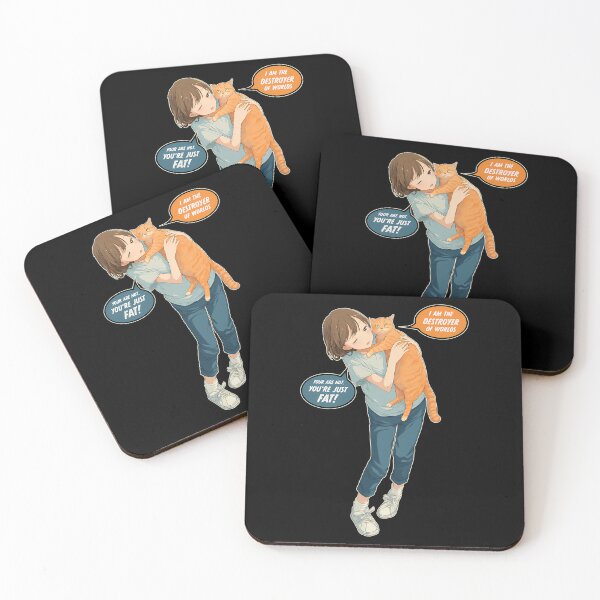Item preview, Girl Holding Orange Cat Speech designed and sold by TiaTorp.