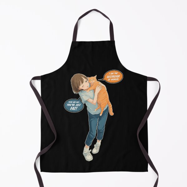 Item preview, Girl Holding Orange Cat Speech designed and sold by TiaTorp.