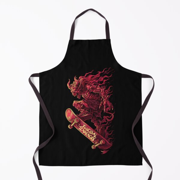 Item preview, Fiery Demon Skateboarder designed and sold by TiaTorp.