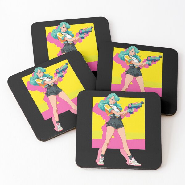 Item preview, Anime Girl Blue Hair Holding  designed and sold by TiaTorp.