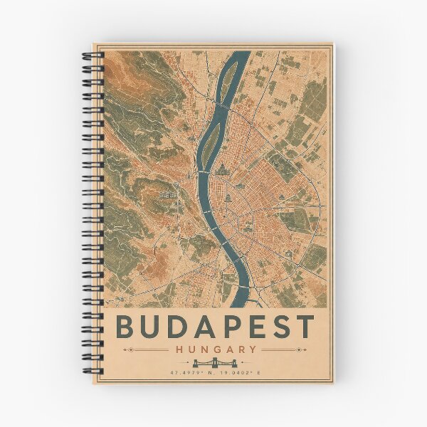 Item preview, Budapest Minimalist City Map Print designed and sold by Furflix.