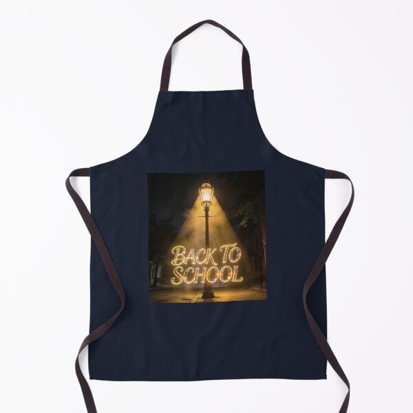 Item preview, Back to School Vintage Street Lamp Night School Design designed and sold by OksArtStudio.