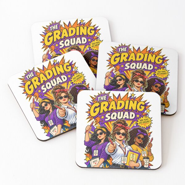 Item preview, The Grading Squad Comic Book Cover Shirt | Retro Superhero Teacher Team Tee | Teacher Appreciation Gift | Comic Poster designed and sold by Moss & Mellow.