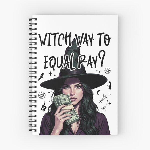 Item preview, Witch Way to Equal Pay? -  Bold Feminist Halloween Witch IV designed and sold by Lemon Pepper.