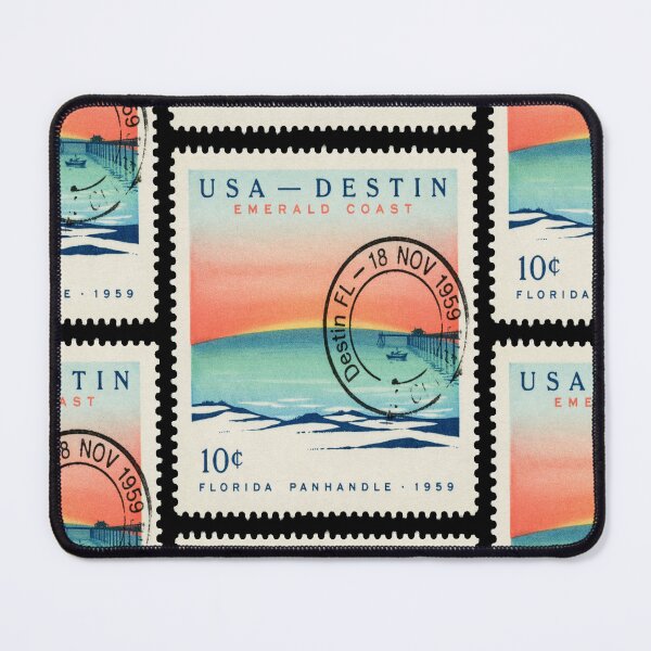 Item preview, Destin Florida Emerald Coast Dune Ridge Stamp Sticker designed and sold by stickercuffs.