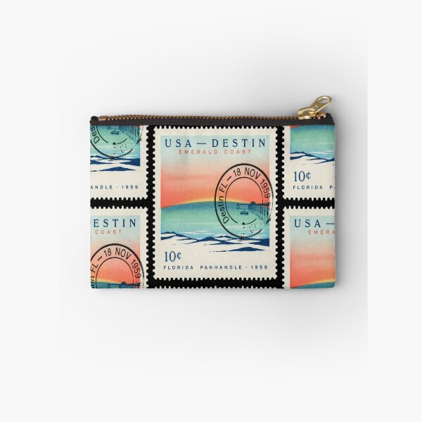 Item preview, Destin Florida Emerald Coast Dune Ridge Stamp Sticker designed and sold by stickercuffs.