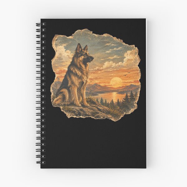 Item preview, Retro German Shepherd designed and sold by Bartas2026.