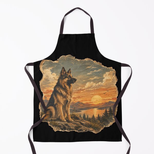 Item preview, Retro German Shepherd designed and sold by Bartas2026.