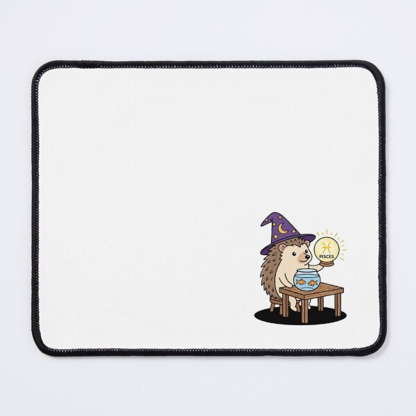 Item preview, Cute Wizard Hedgehog Fortune Teller Pisces Zodiac Art designed and sold by Rare By Hero.