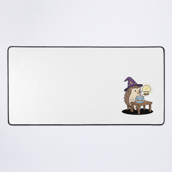 Item preview, Cute Wizard Hedgehog Fortune Teller Pisces Zodiac Art designed and sold by Rare By Hero.