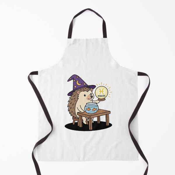 Item preview, Cute Wizard Hedgehog Fortune Teller Pisces Zodiac Art designed and sold by Rare By Hero.