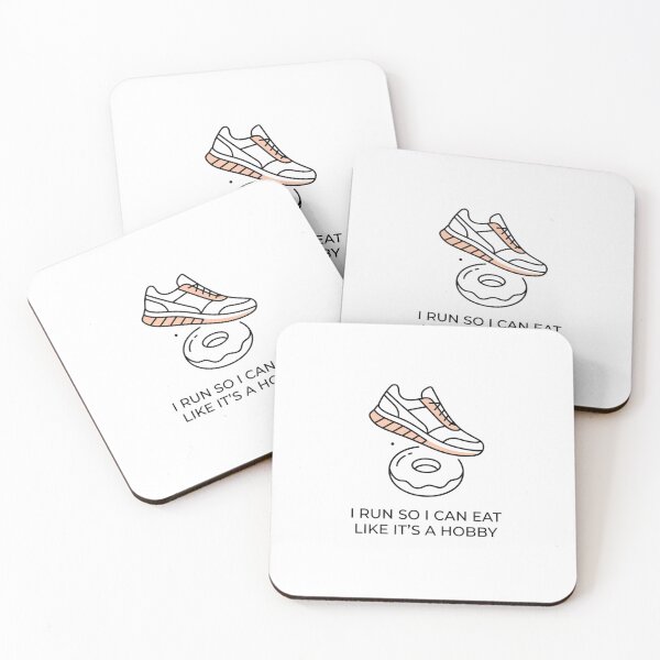 Item preview, I Run So I Can Eat Like It's a Hobby - Running Design designed and sold by RunningWhiskers.